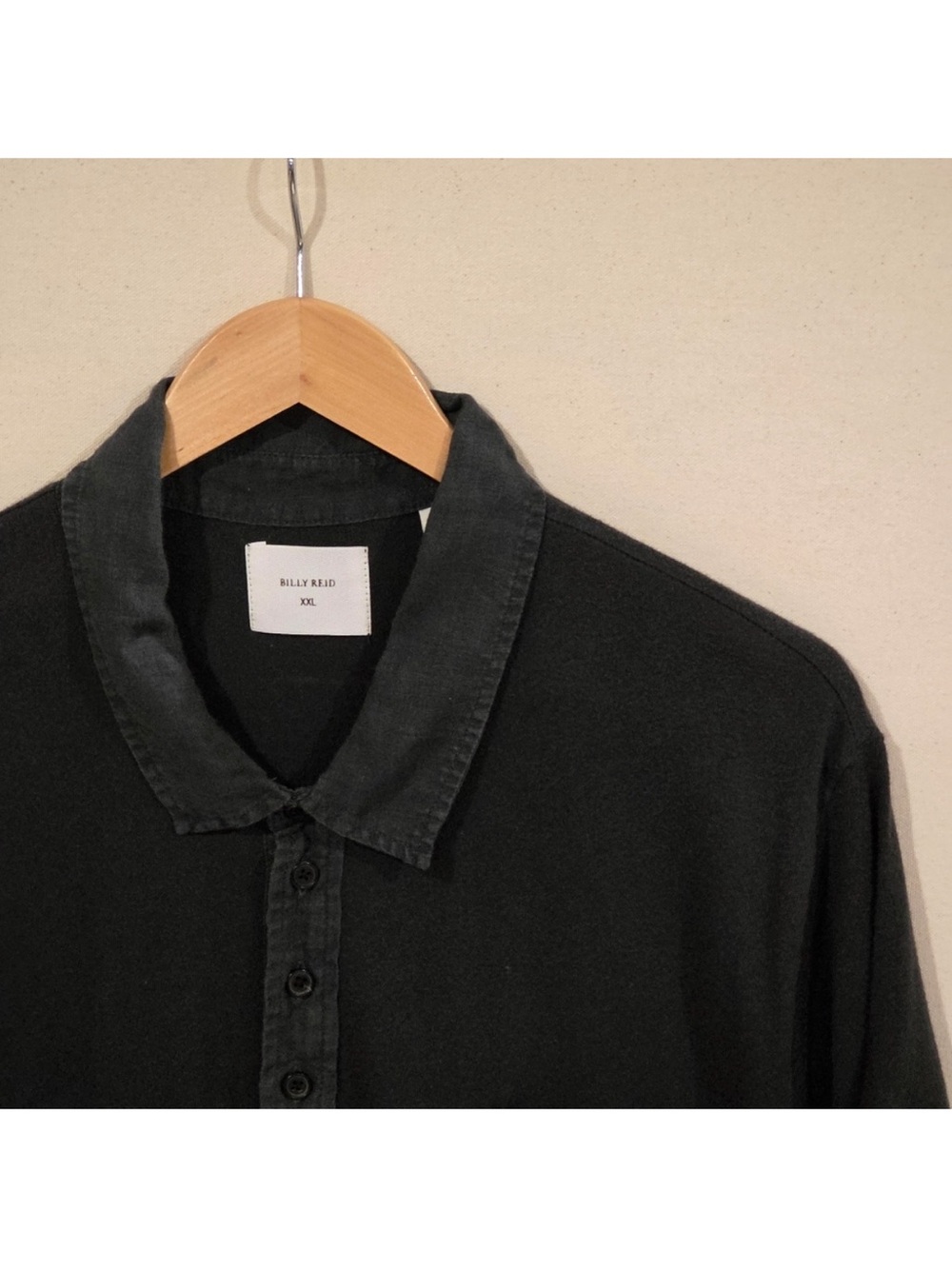 Billy Reid Cashmere & Cotton Blend Polo XXL